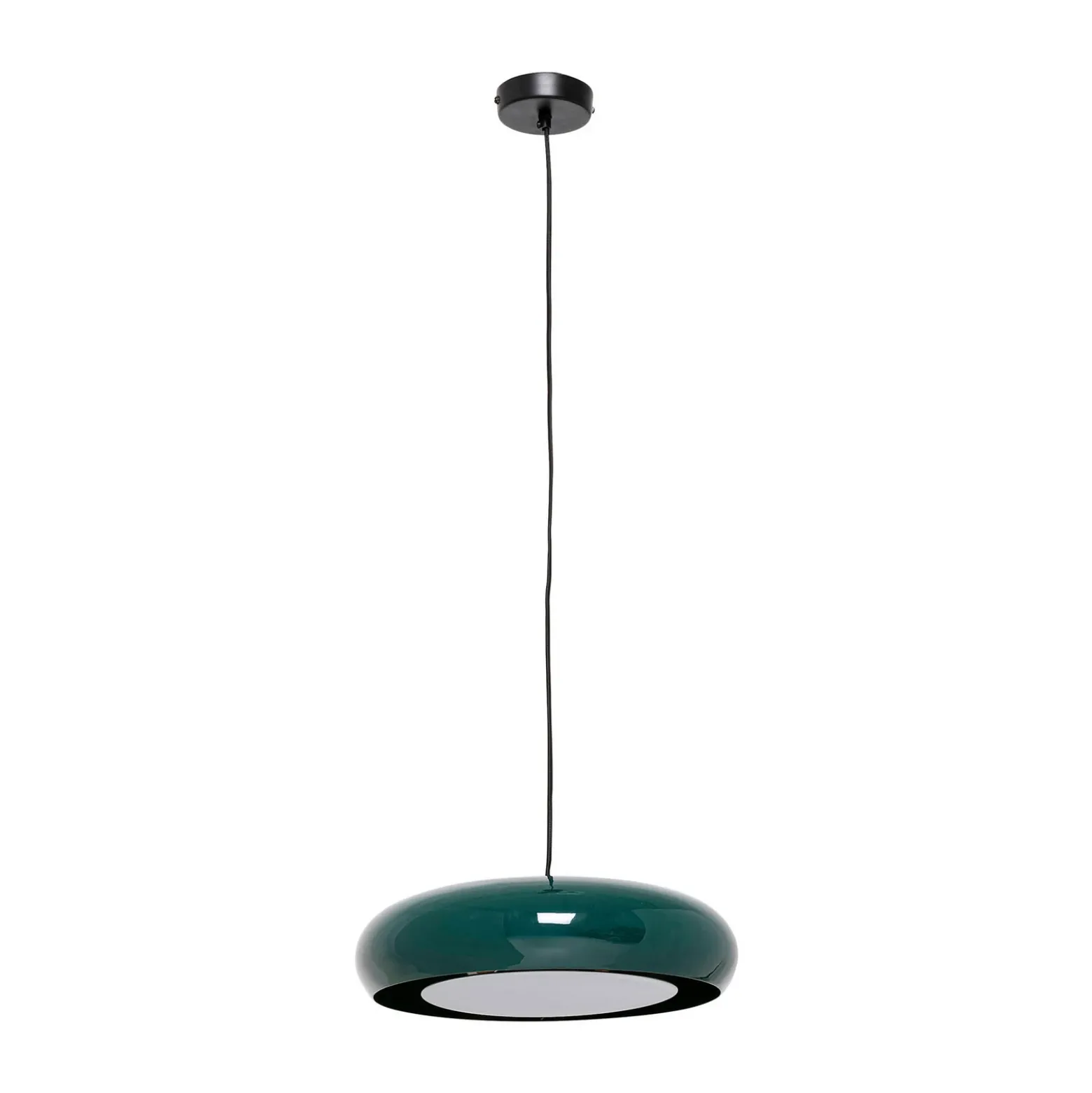 KARE Lia lámpara colgante, azul, acero esmaltado, 38 cm