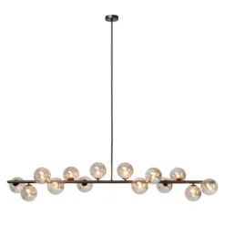 Kare Lámpara colgante Scala Balls, negra