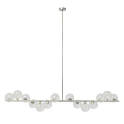 Kare Lámpara colgante Scala Balls, plata