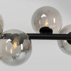 Kare Lámpara colgante Scala Balls, negra