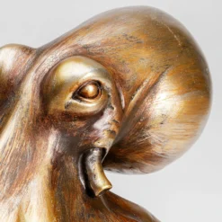 Kare Lámpara de mesa Animal Octopus en oro
