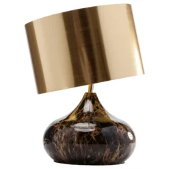 Kare Lámpara de mesa Mamo Deluxe, dorada, inclinable