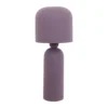 KARE Lámpara de mesa Maya, rojo vino, acero, altura 39 cm