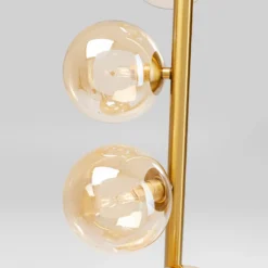 Kare Lámpara de pie Scala Balls, 6 luces, dorada