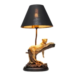 KARE Relax Leopard lámpara de mesa