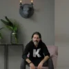 Karman Corrado lámpara de pared gris