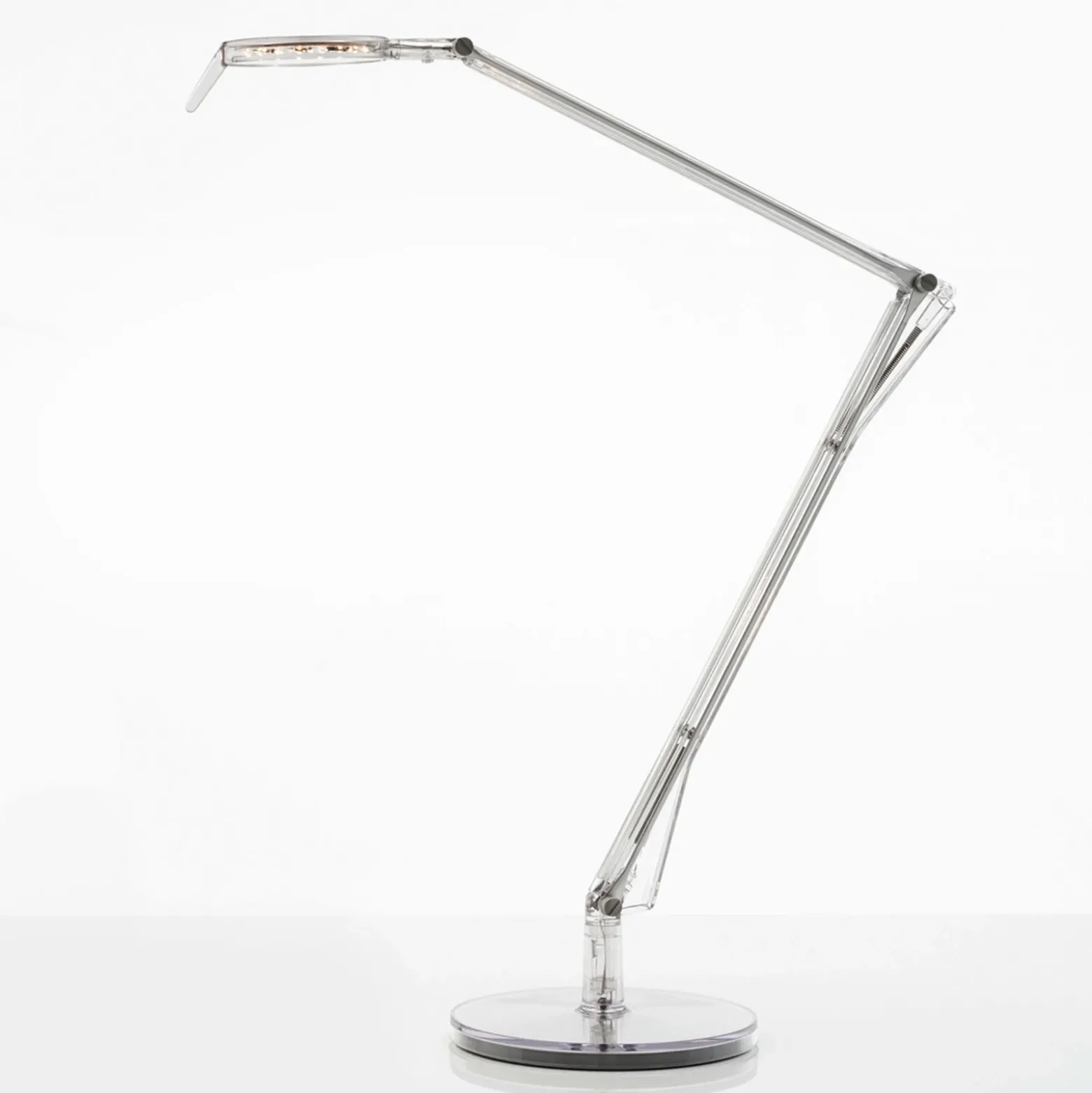 Kartell Aledin Tec lámpara mesa LED, transparente