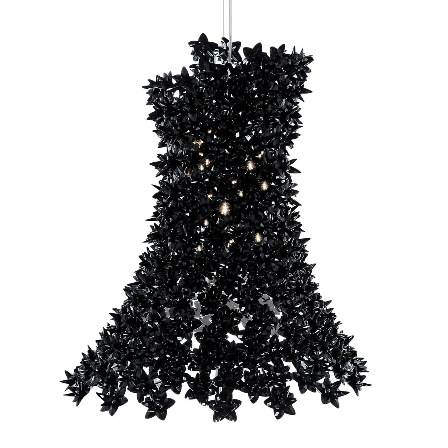 Kartell Bloom lámpara colgante LED G9, negro