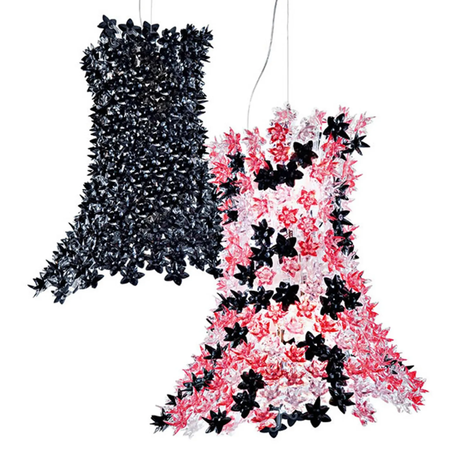 Kartell Bloom lámpara colgante LED G9, negro