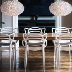 Kartell Bloom S1 colgante LED G9, transparente