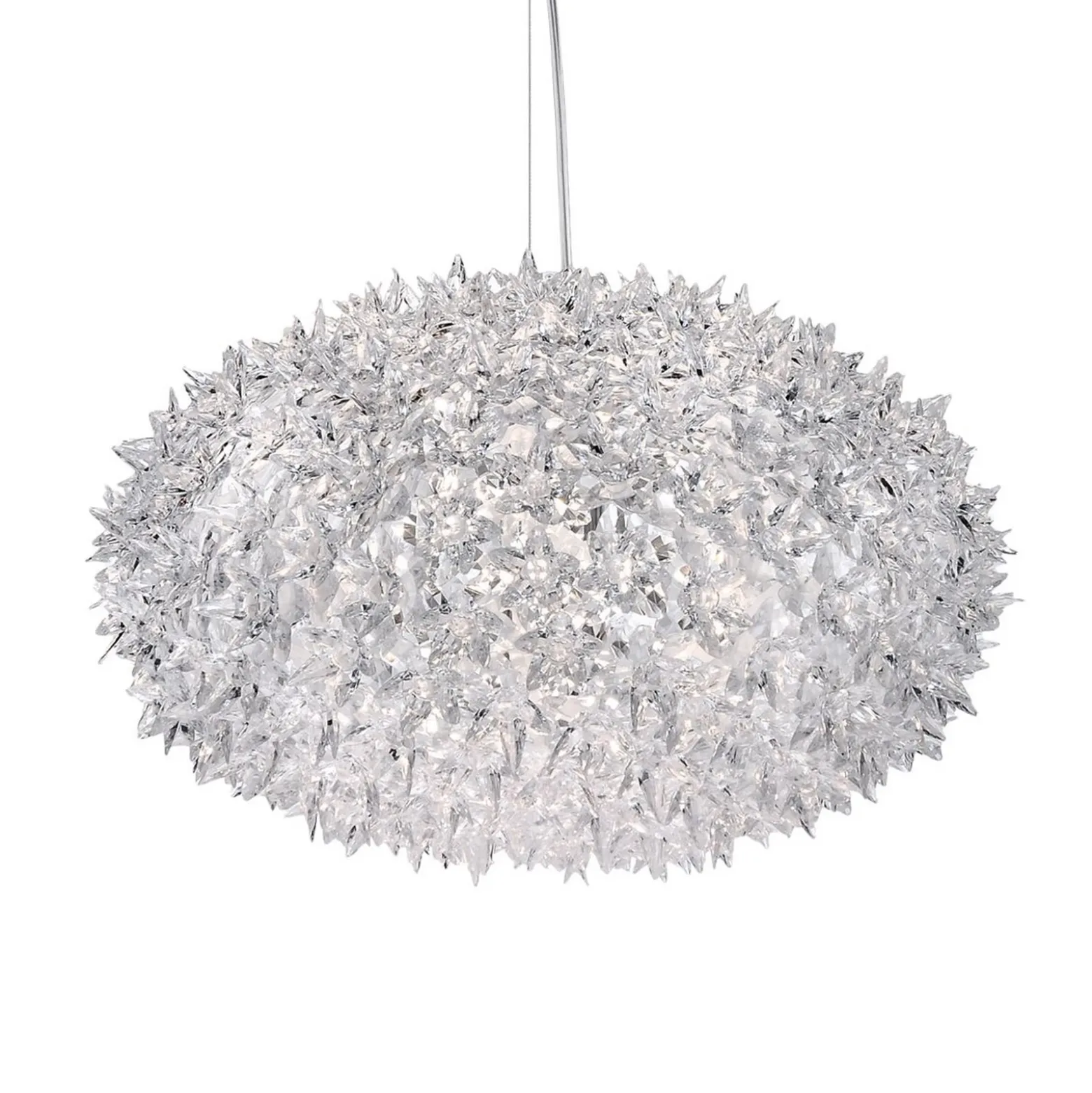 Kartell Bloom S1 colgante LED G9, transparente