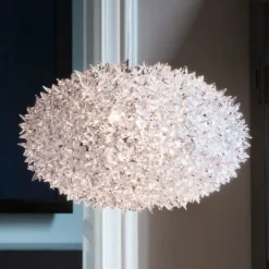 Kartell Bloom S1 colgante LED G9, transparente