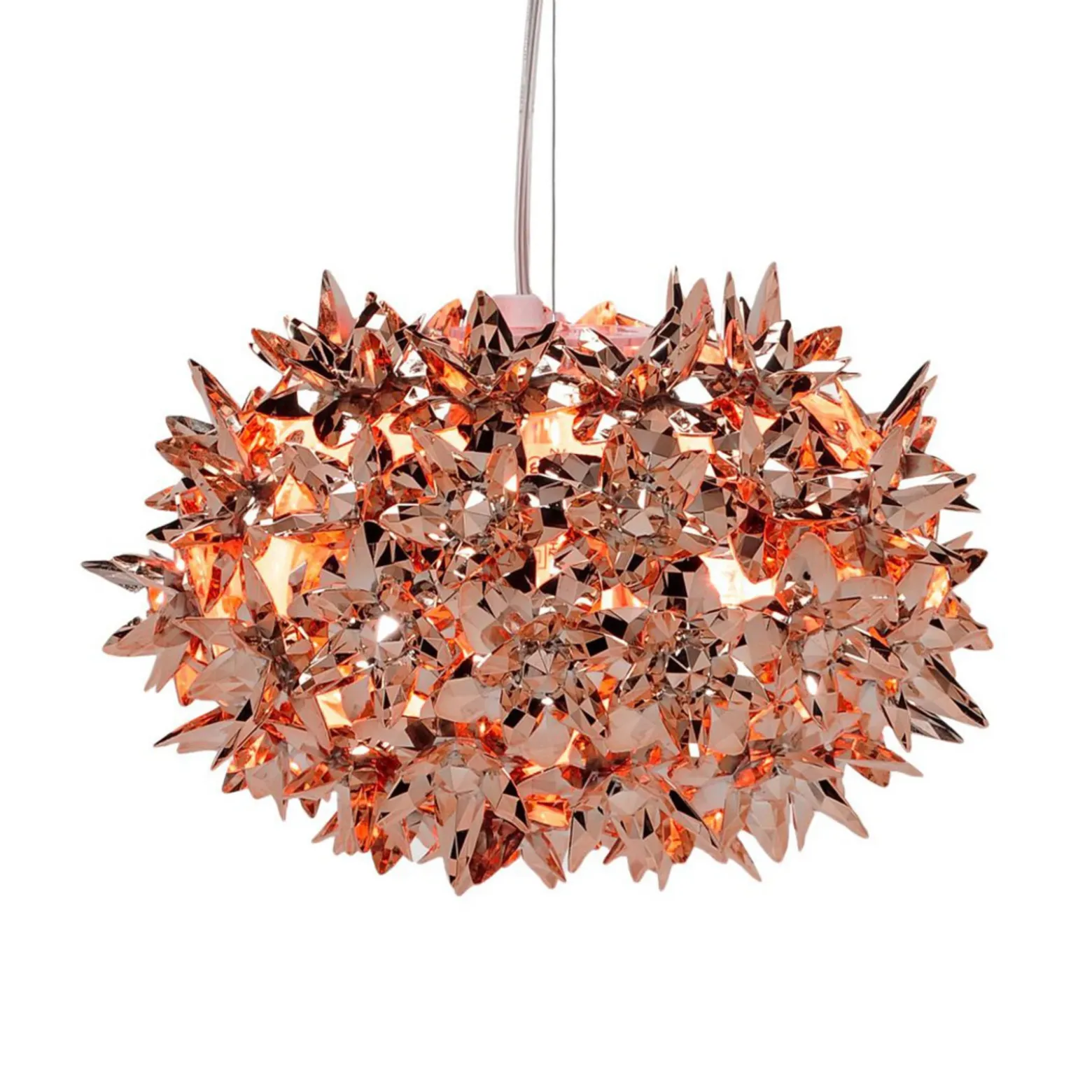 Kartell Bloom S2 lámpara colgante LED G9, cobre
