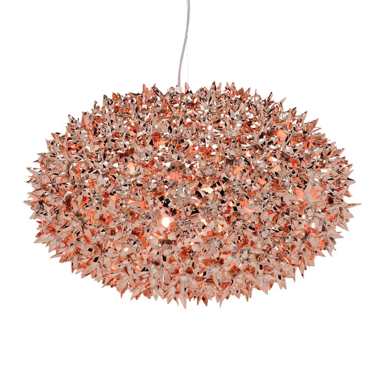Kartell Bloom S1 lámpara colgante LED G9, cobre