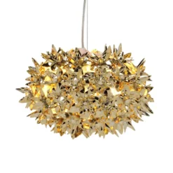 Kartell Bloom S2 lámpara colgante LED G9, oro