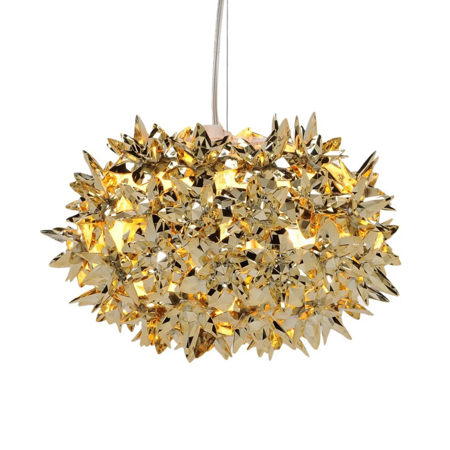 Kartell Bloom S2 lámpara colgante LED G9, oro