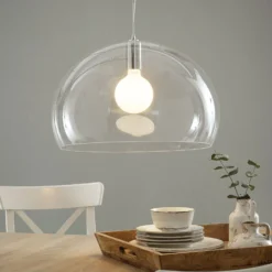 Kartell FL/Y - lámpara colgante LED, transparente