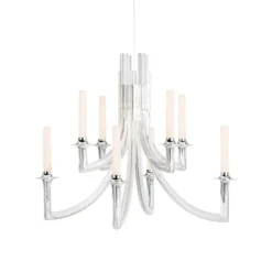 Kartell Khan lámpara de araña Ø 77 cm transparente