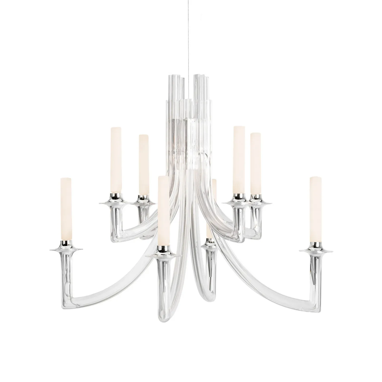 Kartell Khan lámpara de araña Ø 77 cm transparente