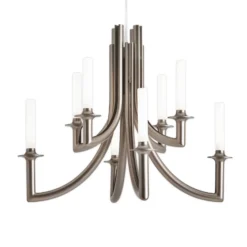 Kartell Khan lámpara de araña, Ø 77 cm bronce mate