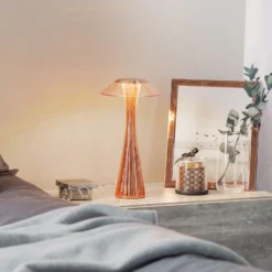 Kartell Space lámpara de mesa LED de diseño, cobre