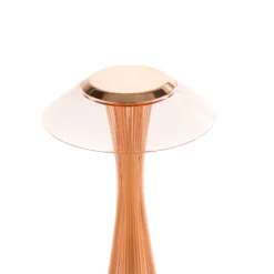 Kartell Space lámpara de mesa LED de diseño, cobre