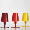 Kartell Take lámpara de mesa de diseño, ámbar
