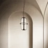 kdln Lámpara colgante LED Kooi, negro, Ø 30 cm metal/vidrio