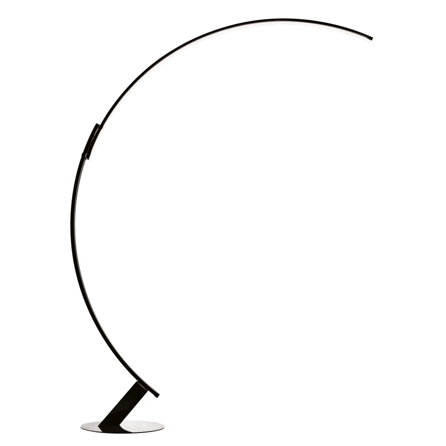 kdln Lámpara de pie LED Kyudo, negro, altura 212 cm