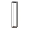 KLEWE Lámpara LED solar RADIA MEGA, antracita, 110 cm, aluminio IP65
