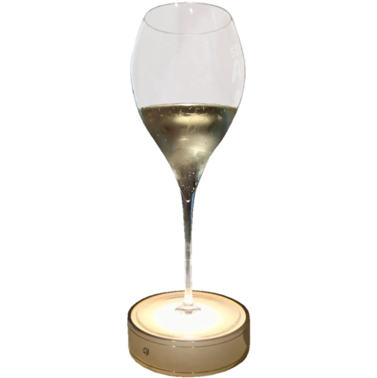 Knikerboker Bevici Su! lámpara de mesa, USB, oro