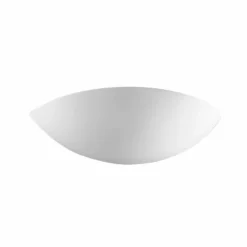 Kolarz Bisquitte aplique de pared, blanco, ancho 35 cm, escayola