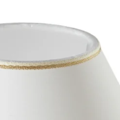 KOLARZ Giardino Craclee lámpara de mesa crema 30cm