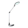 Konsti lámpara de mesa LED, altura 90 cm, negro/plateado, CCT