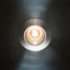 LED empotrable en el techo Diled, Ø 6,7 cm, 3.000 K, negro