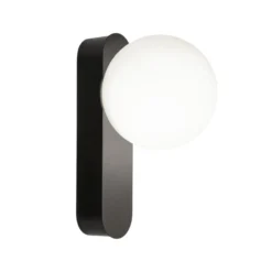 LEDS-C4 Aplique de pared LED Perlina, negro, atenuable