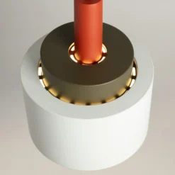 LEDS-C4 Keops 1 lámpara colgante, Ø 30 cm, colorido, aluminio