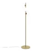 LEDS-C4 Lámpara de pie LED Perlina, altura 170 cm, color dorado