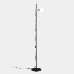 LEDS-C4 Nude Single lámpara de pie E27 gris/negro