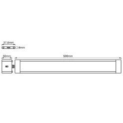 LEDVANCE Cabinet Slim lámpara LED bajo mueble 50cm