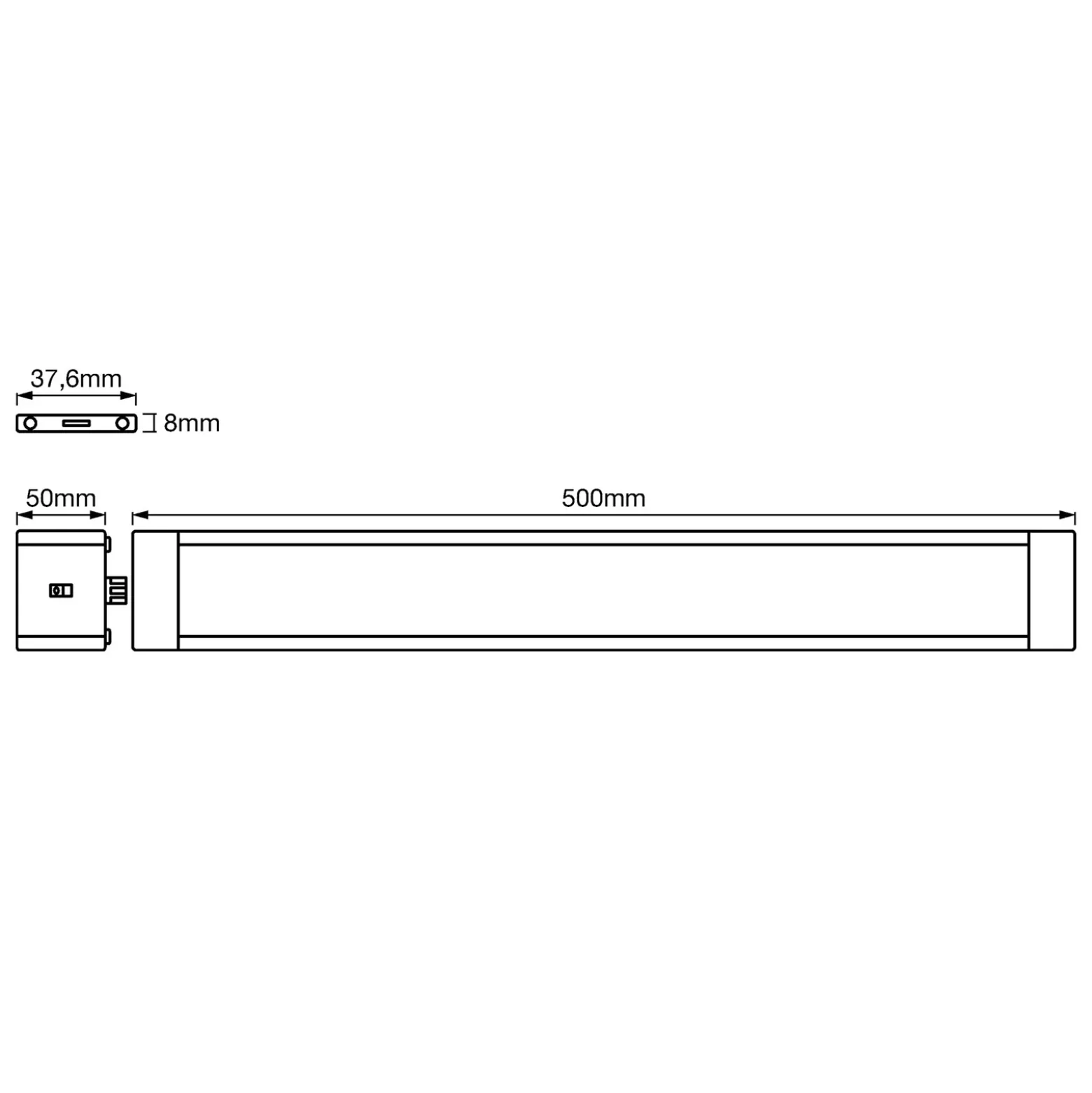 LEDVANCE Cabinet Slim lámpara LED bajo mueble 50cm