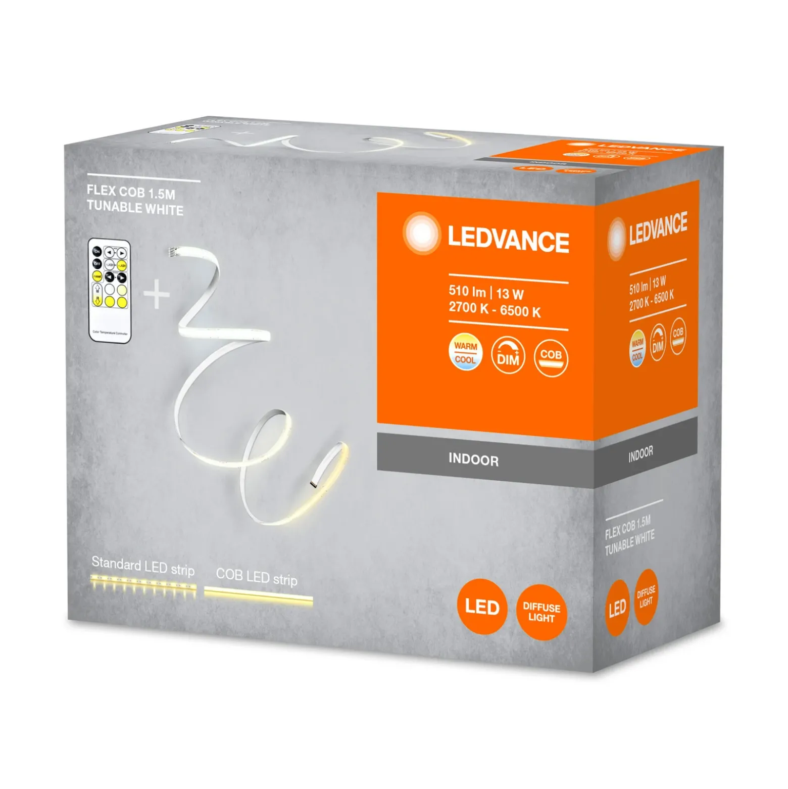 LEDVANCE Flex COB LED-Strip IP20 2.700-6.500K 1,5m