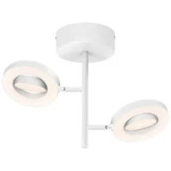 LEDVANCE LED downlight Saturn, 2 luces, CCT, alto, blanco