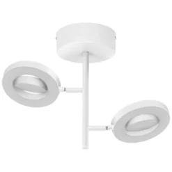 LEDVANCE LED downlight Saturn, 2 luces, CCT, alto, blanco
