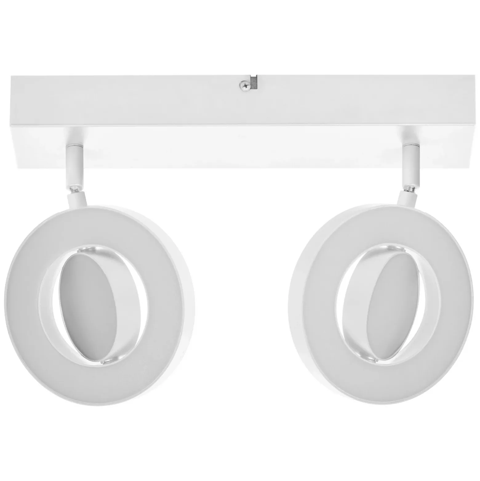 LEDVANCE LED downlight Saturn, CCT, 2 luces, largo, blanco