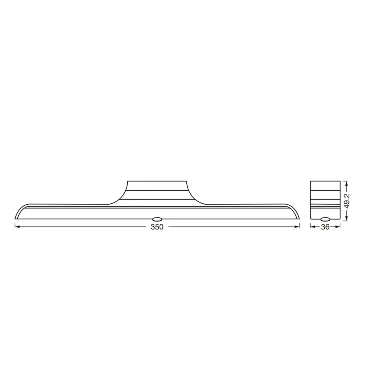 LEDVANCE Linear Swivel mueble 830 batería sensor