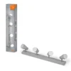 LEDVANCE Pear foco de superficie GU10 4 luz gris