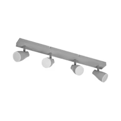 LEDVANCE Pear foco de superficie GU10 4 luz gris