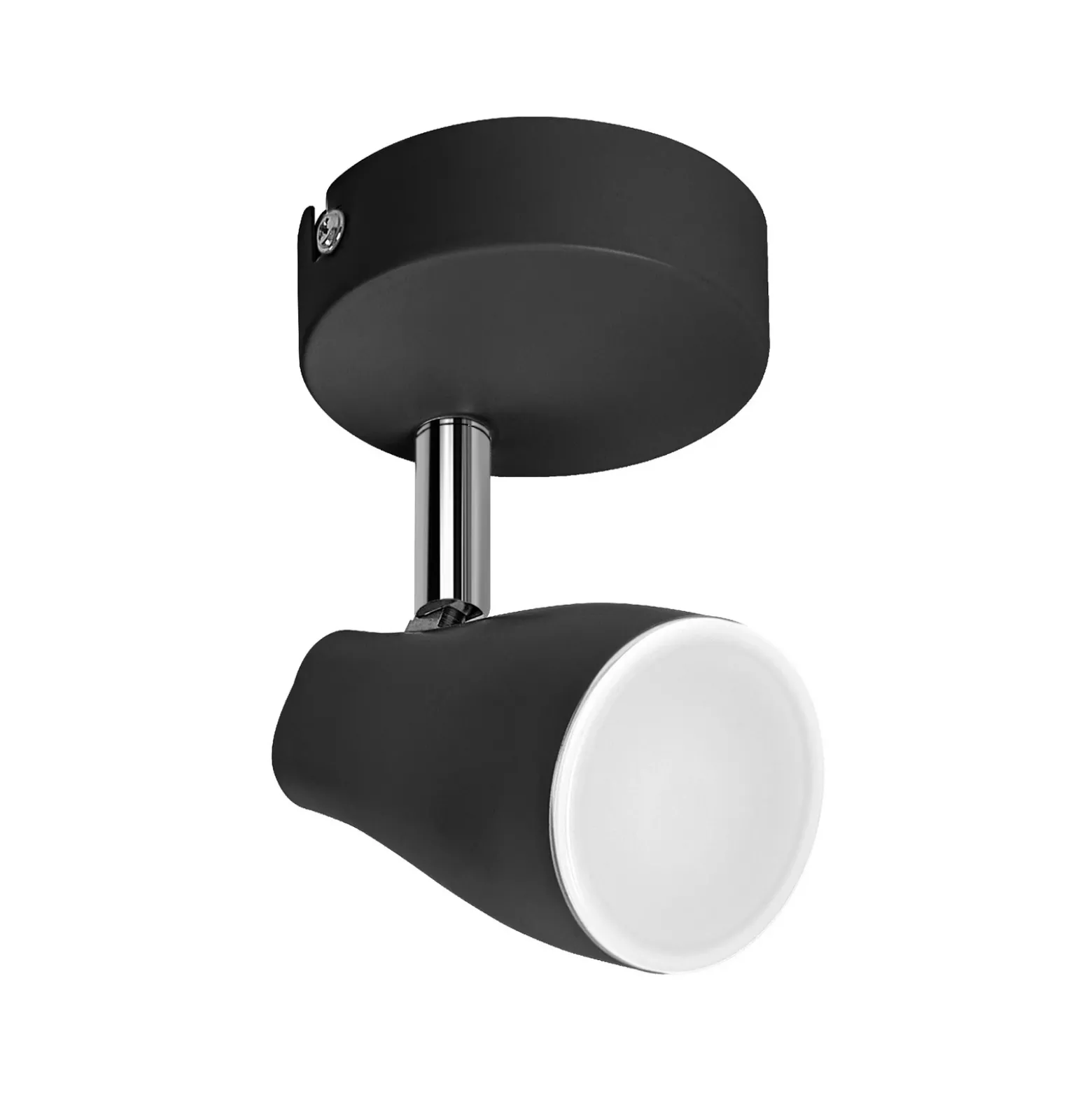 LEDVANCE Pear foco de superficie GU10 1 luz negro