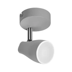 LEDVANCE Pear foco de superficie GU10 1 luz gris